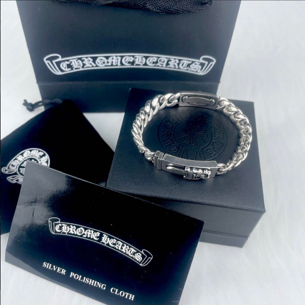 即発・ クロムハーツ Chrome Hearts　ブレスレット 925シルバー