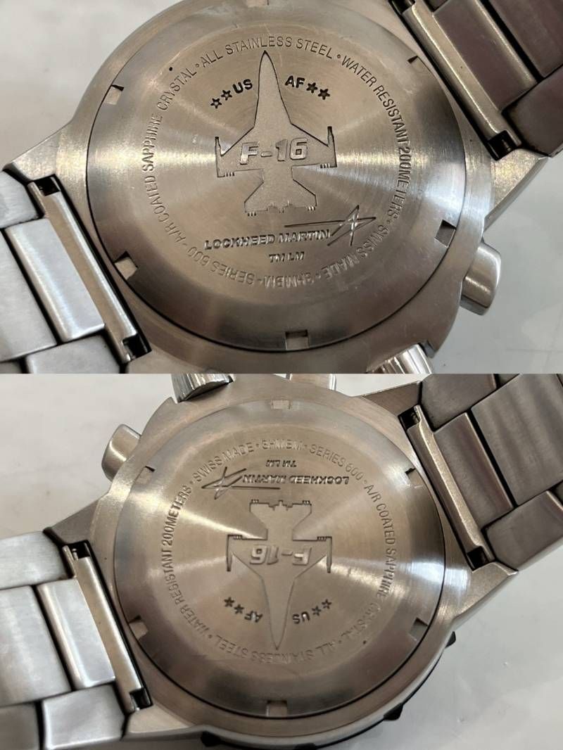 LUMINOX ルミノックス F-16 クロノグラフ 黒文字盤 ファイティング