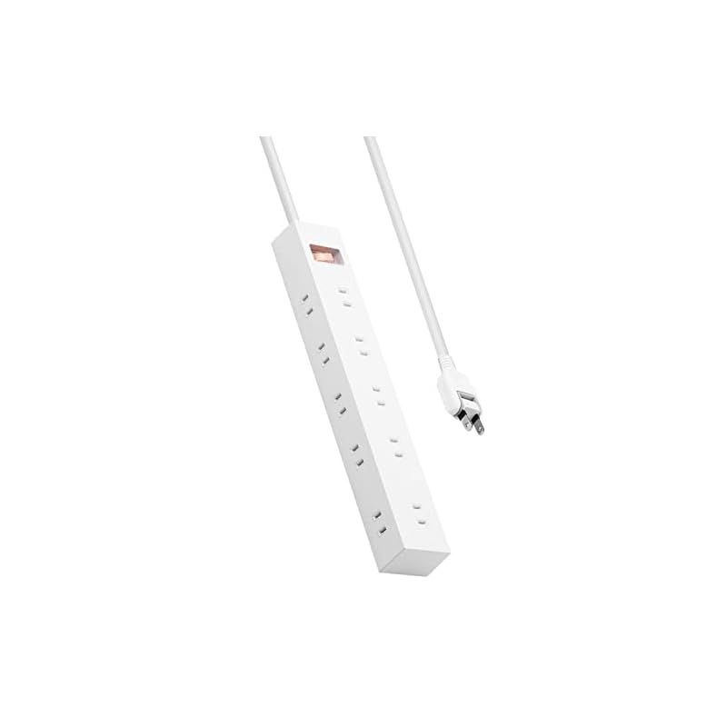 エレコム 電源タップ 10個口 差し込み口2面 5m マグネット ほこりシャッター付 スイングプラグ 雷ガード 一括スイッチ コンパクト ホワイト ECT-1550WH 1
