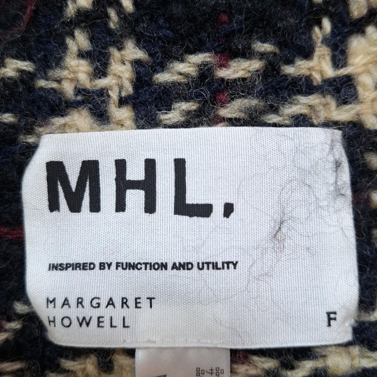 チェック柄 ウール