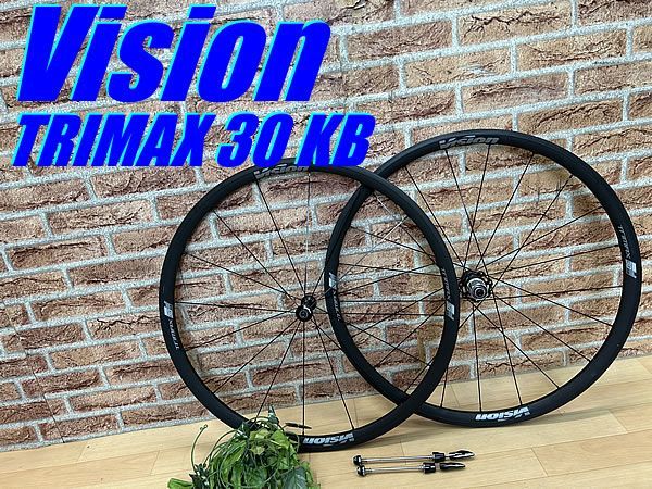 大特価sale!! 良品!! 試乗車外し!! Vision TRIMAX 30 KB SHIMANO 11/12s CL 1,549g ヴィジョン  トライマックス プラズマ電解酸化処理 ブラックホイール 700c アルミ前後ホイール ロード クロス M-546 - メルカリ