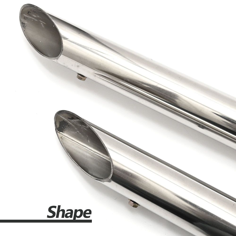 ドラッグスター400 Dragstar Four DS4 ステンレス スラッシュカット マフラー サイレンサー ドラッグスター フルエキゾースト 社外品 スラッシュカットマフラー カスタム ドレスアップ パーツ 外装