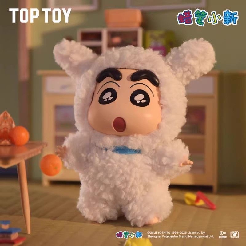 TOPTOY クレヨンしんちゃん 着ぐるみぬいぐるみフィギュア 4点セット BIG クレヨンしんちゃん ぬいぐるみ キーホルダー ソフビ