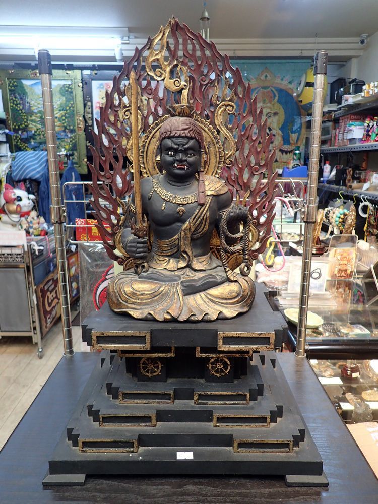 不動明王　木造　仏像　古美術　アンティーク img03-02.jpg