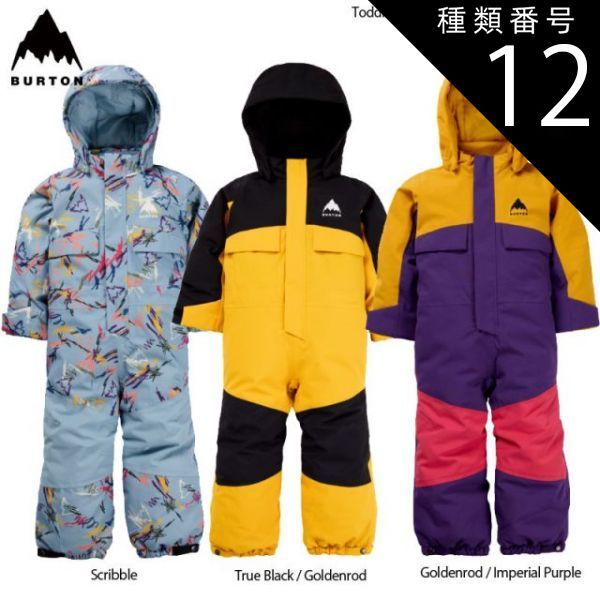 種類12：Scribble/3T  バートン スノーウェア ワンピース キッズ トドラー 24-25 Toddlers' Burton 2L One Piece Snowsuit 幼児用 子供用 つなぎ 日本正規品
