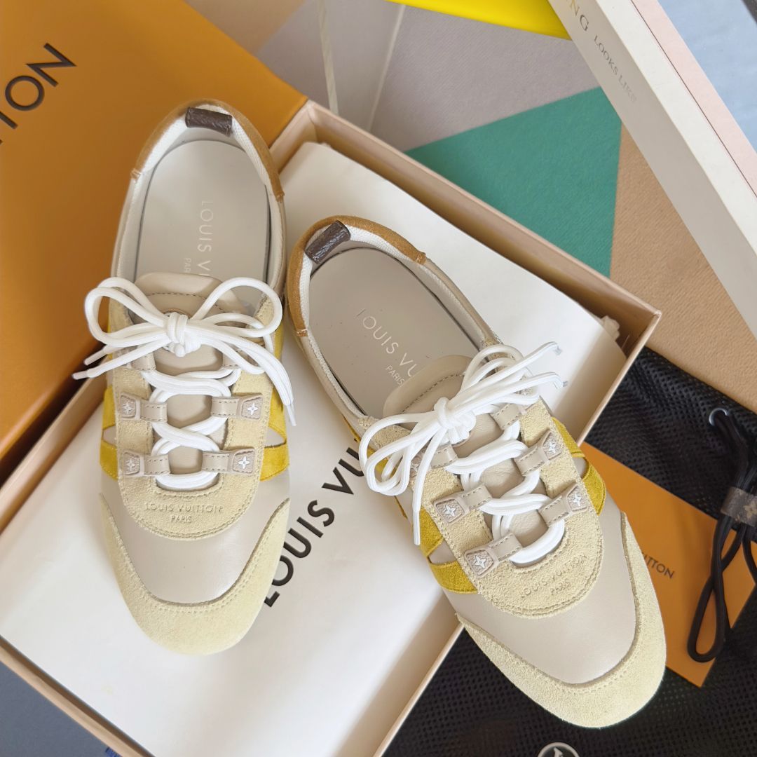 【可愛い】LOUIS VUITTON Sneakerina スニーカー Louis Vuitton Sneakerina バレエ スニーカー02-2 - メルカリ