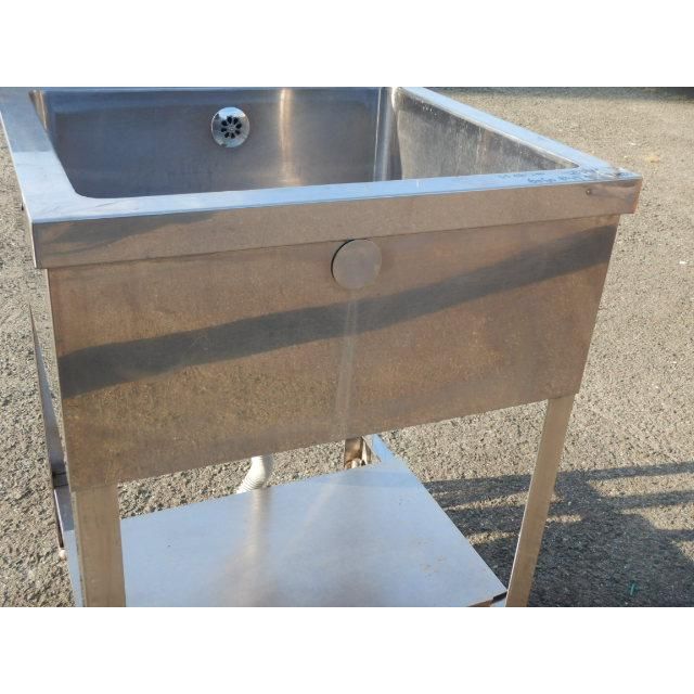 業務用 ステンレス 1槽 シンク W 600 D H 800 90 mm 厨房 槽内寸 深240 60 cm