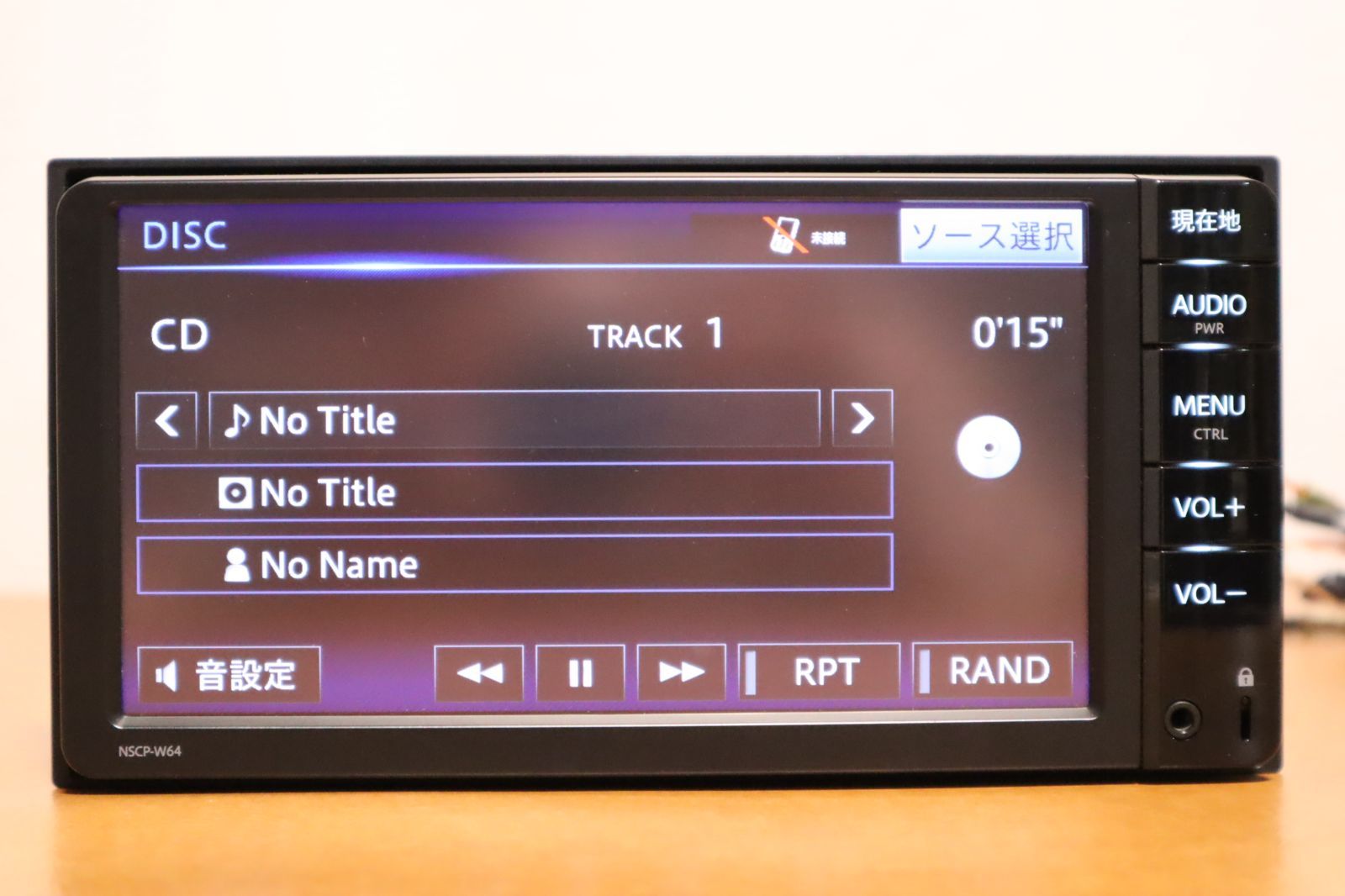 トヨタ純正ナビ　NVF-9118　ワンセグ　ジャンク　19010508