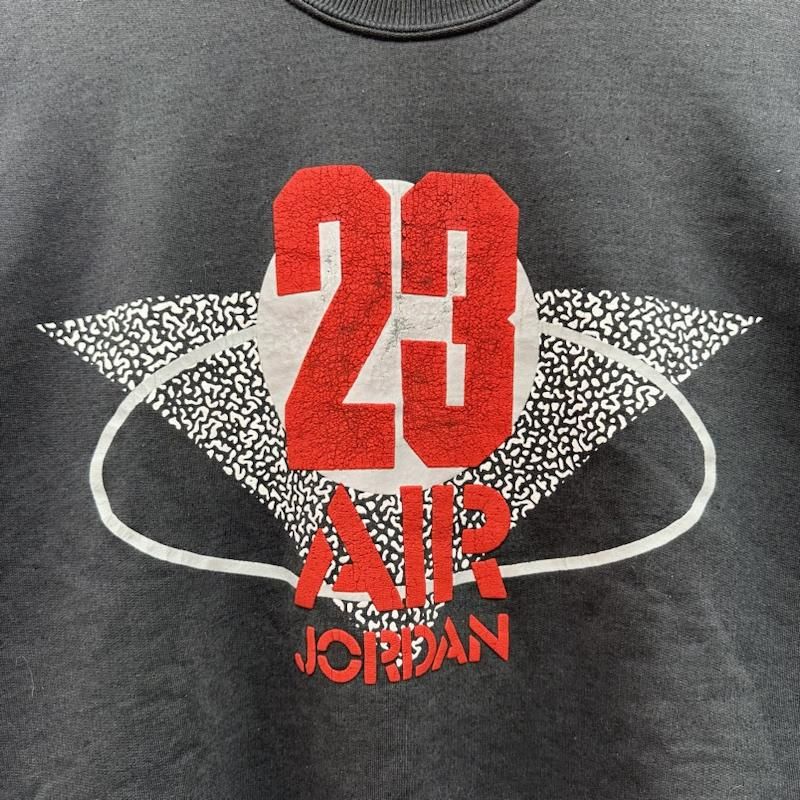 NIKE ナイキ トレーナー 長袖 90s 銀タグ AIR JORDAN プリント クルーネック スウェット