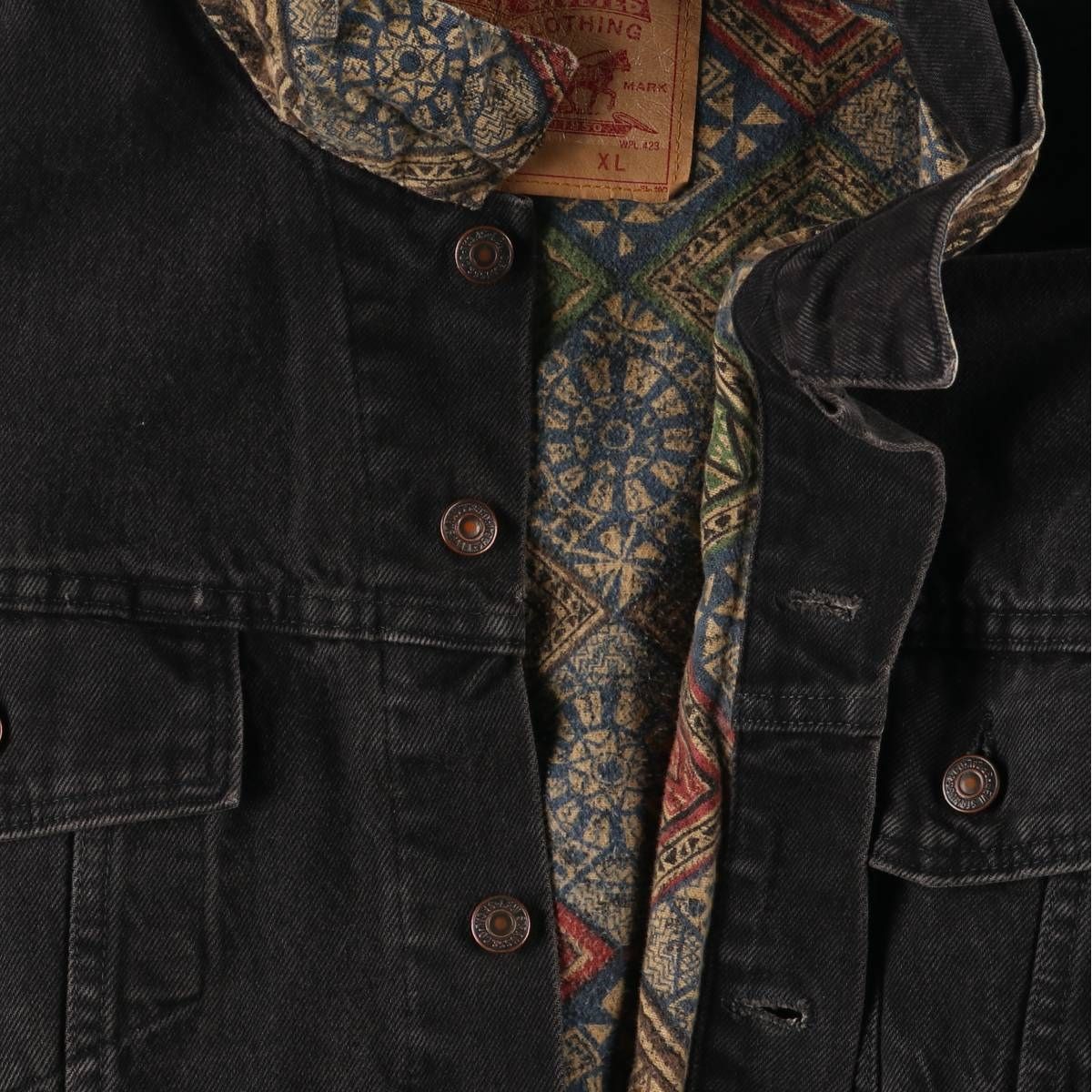 古着 90~00年代 リーバイス Levi's 70617-4159 ブラック デニム