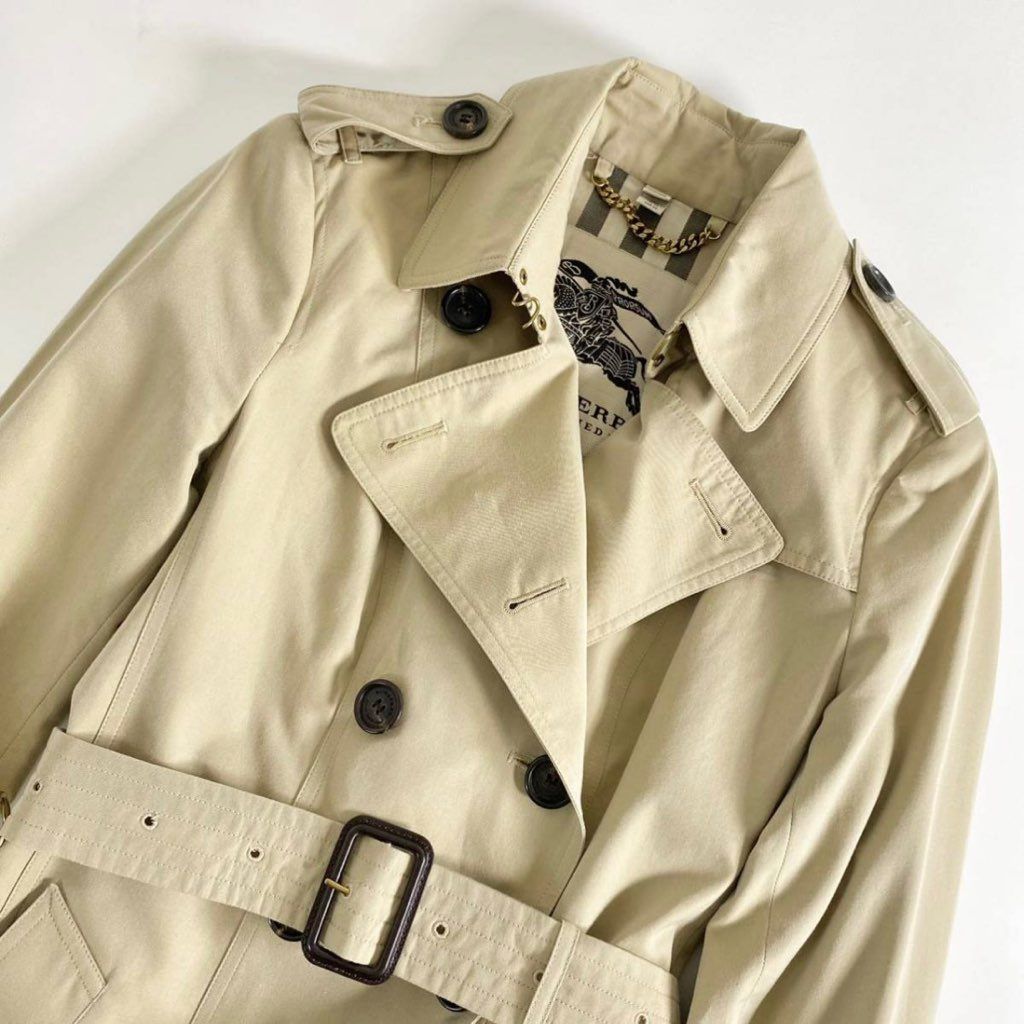 8e26 《美品》 英国製 BURBERRY バーバリー THE SANDRINGHAM ショート