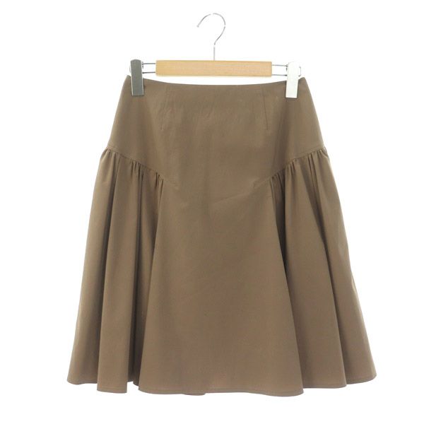 FOXEY フォクシー ロングスカート　ダークブラウン 43977 Skirt 