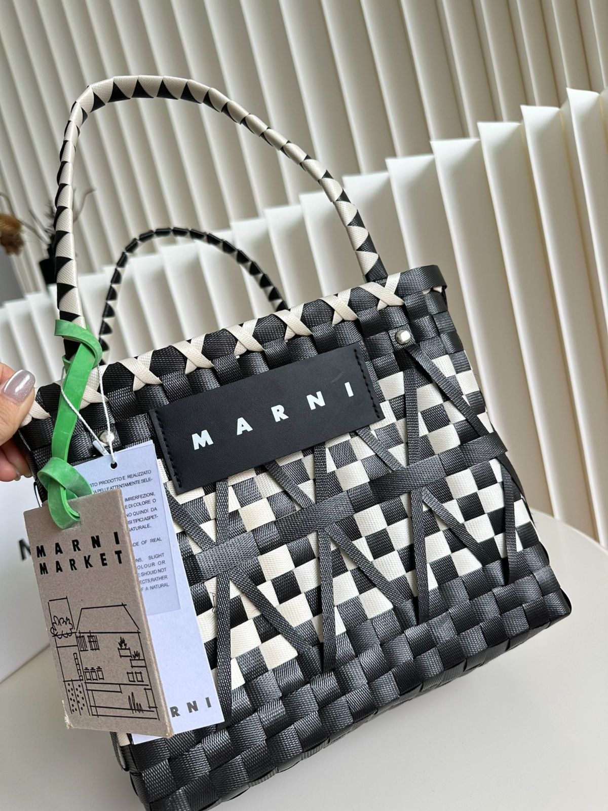 ファッション❣ Marni マルニ マルニ かごバッグ トートバッグ #55