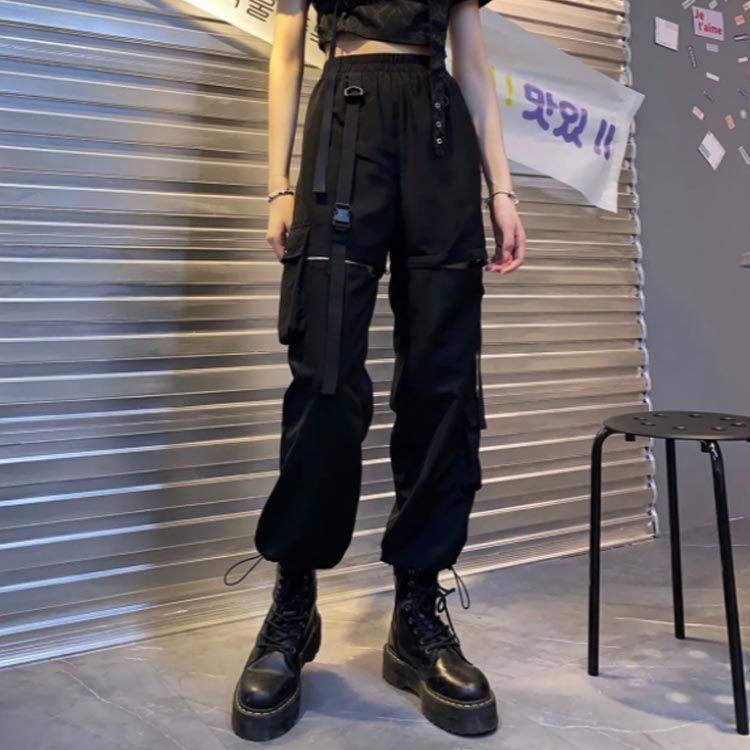 カーゴパンツ レディース ロングパンツ ハーフパンツ 2way