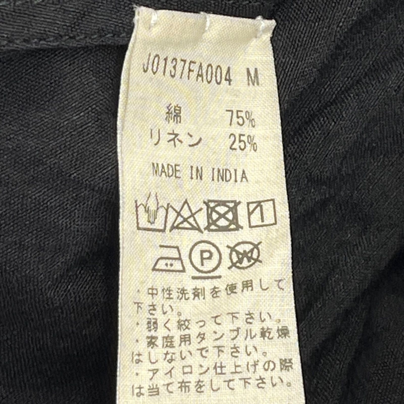 美品 ヨーガンレール JURGEN LEHL 綿、麻 ブラック ロング ワンピース