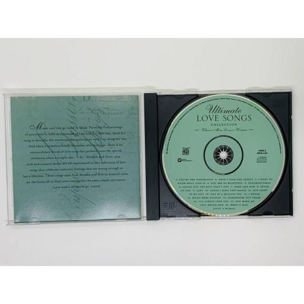 CD ULTIMATE LOVE SONGS COLLECTION / When Man Loves a Woman
