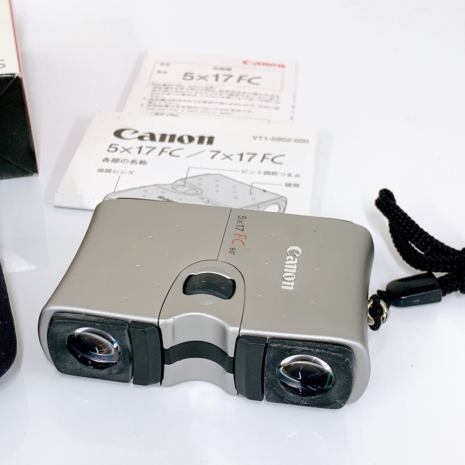 Canon キャノン 5×17 FC 9.0° 双眼鏡　ケース付 Canon 双眼鏡 5×17 FC 9.0° - メルカリ