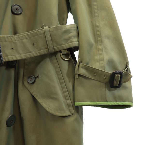 バーバリーズ 80s 90s オールド トレンチコート L カーキ Burberrys