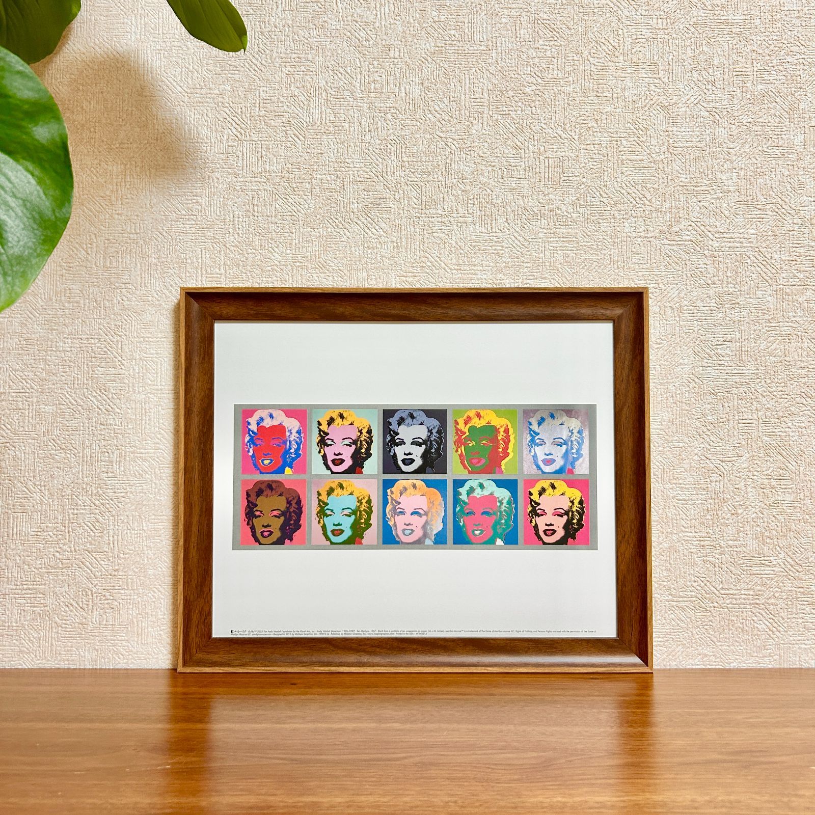 アンディウォーホル　Andy Warhol ドル　$ 額縁　ポスター 新品☆額縁付アートポスター(BRUCE MCGAW GRAPHICS)☆アンディ