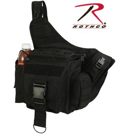 Rothco ベイルアウトバッグ アドバンスドタクティカルバッグ MOLLE対応 ショルダーバッグ [ ブラック ]