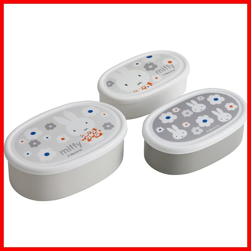商品 モノトーン SRS3SAG ミッフィー 抗菌 Ag 3個組 小180ml 中280ml 大400ml 保存容器 シール容器 弁当箱 スケーター Skater