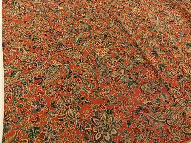 正絹 鬼しぼ縮緬 小紋 花束 菱紋 平和屋着物□上質な小紋 絞り