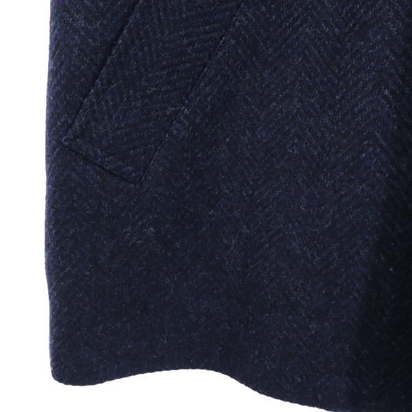 アーペーセー ウール100％ ヘリンボーン ジャケット XS ネイビー A.P.C. メンズ   【221102】商品詳細