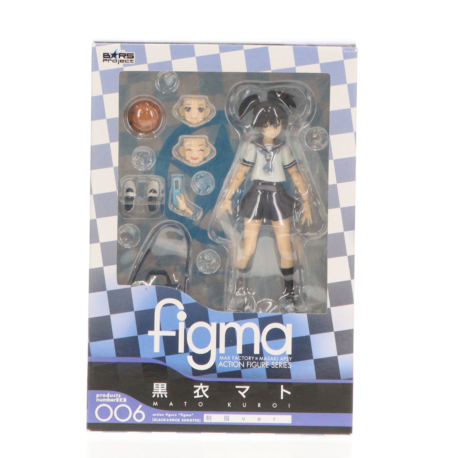 figma(フィグマ) EX-006 黒衣マト(くろいマト) 制服ver. ブラックロックシューター 完成品 可動フィギュア ワンフェス2011冬u0026GOODSMILE ONLINE SHOP限定 マックスファクトリー