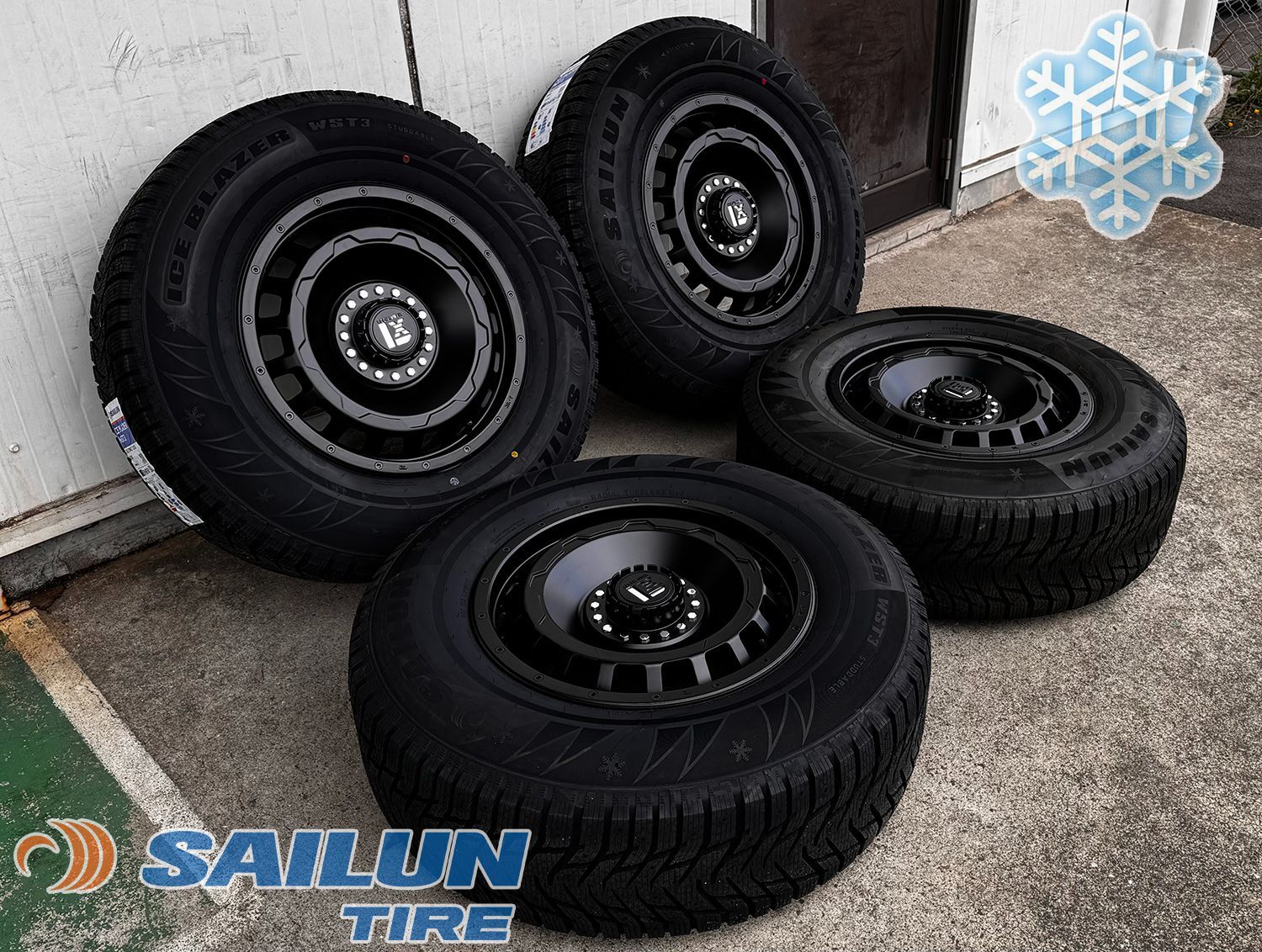 即納 スタッドレス 120/150 プラド FJ H3 タホ サバーバン ハイラックス サーフ パジェロ SAILUN WST3 265/70R17  or 265/65R17 タイヤ ホイールセット 4本セット 1台分 スノータイヤ 冬タイヤ - メルカリ