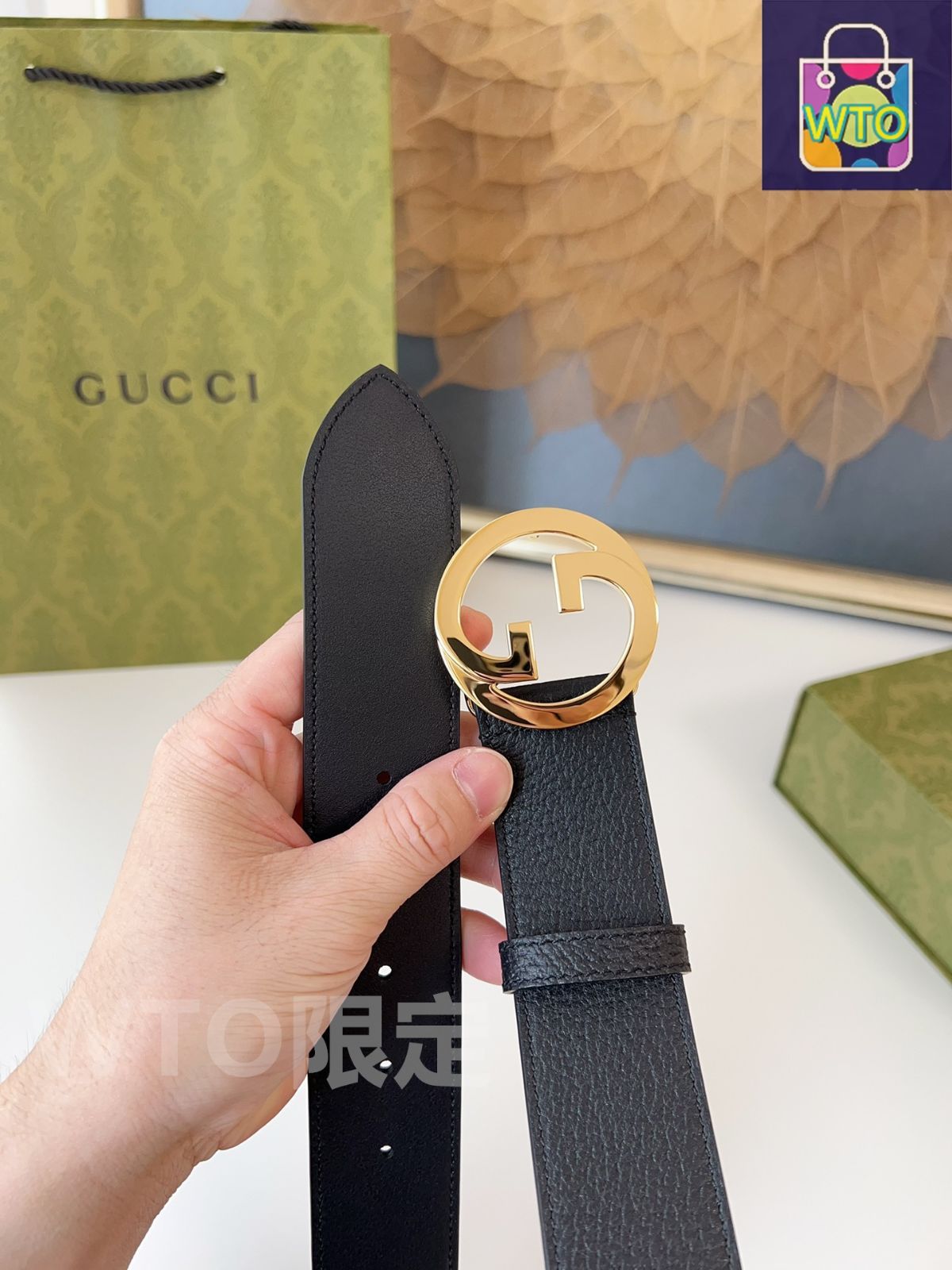 今日特価】Gucci ラウンドダブル G ベルト-1 - メルカリ