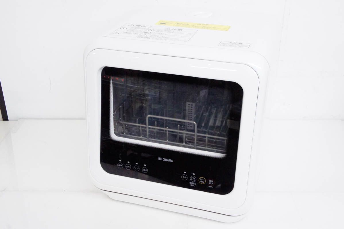 中古】アイリスオーヤマ 食器洗い乾燥機 PZSH-5T-W タンク式 食洗機