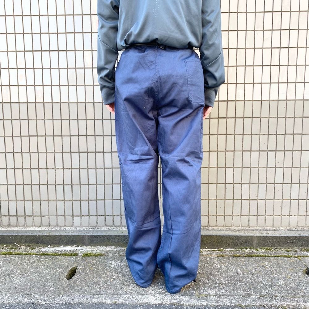 ドイツ製 ヘリンボーンパンツ ワークパンツ ユーロ フェード ユーロワークパンツ ユーロ ワークパンツ ヘリンボーン ストレート SANFOR サイズ