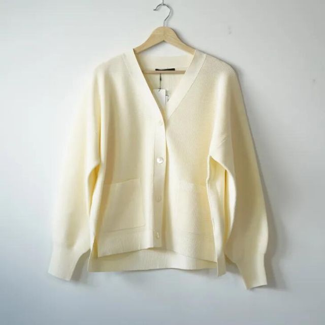 lelill レリル | ハイテクワッフルカーデ エクリュ size 38 | トップス カーディガン