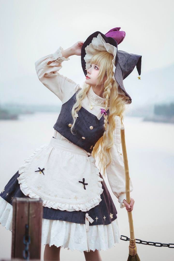 森森仙 霧雨魔理沙 コスプレ 衣装 東方Project: 霧雨魔理沙 コスプレ 半袖版 (森森仙) SailorStyle