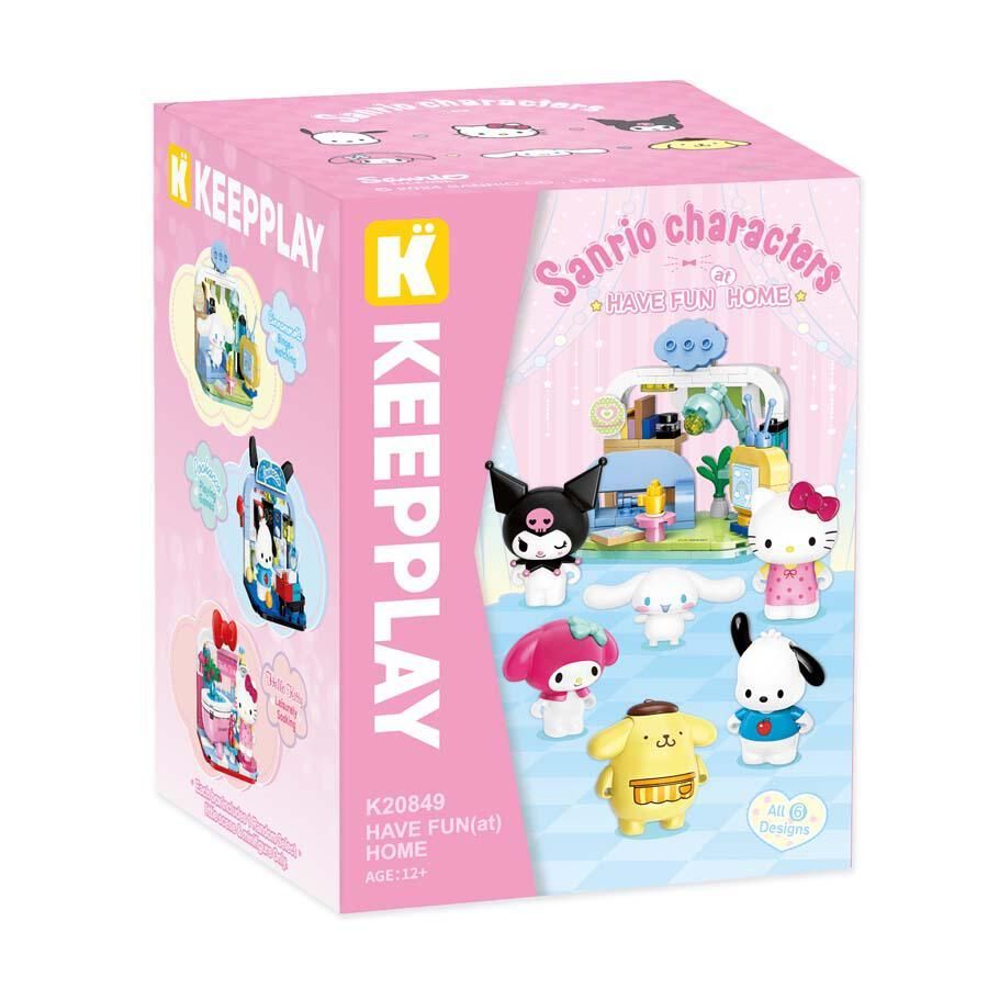 サンリオ - でんぶん サンリオ keeppley ブロック キティ シナモン マイメロ サンリオ］ブロック お店 おもちゃ【别馆】 – candymoon