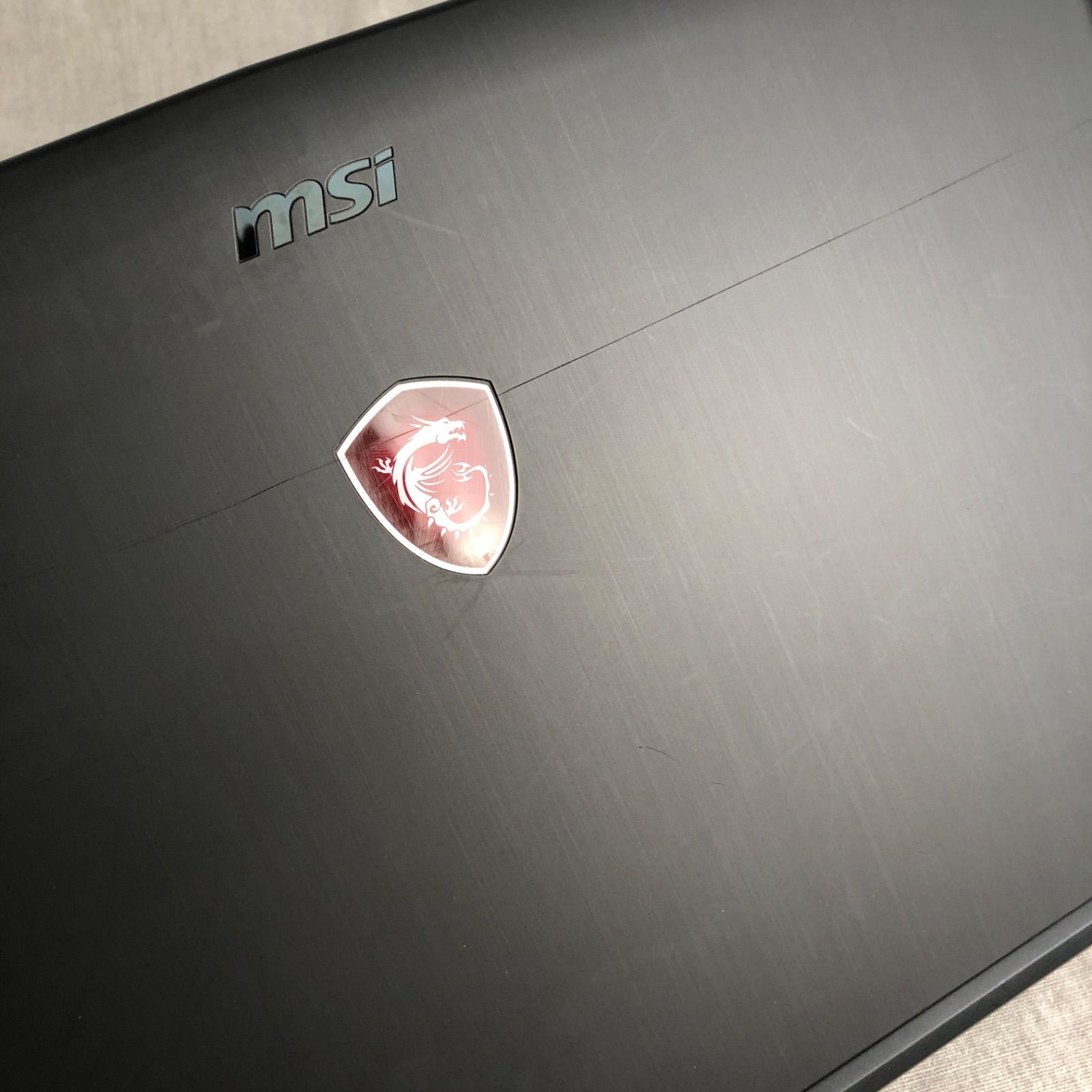 ジャンク ゲーミングノートPC MSI GV62 7RE i7 GTX1050Ti - メルカリ