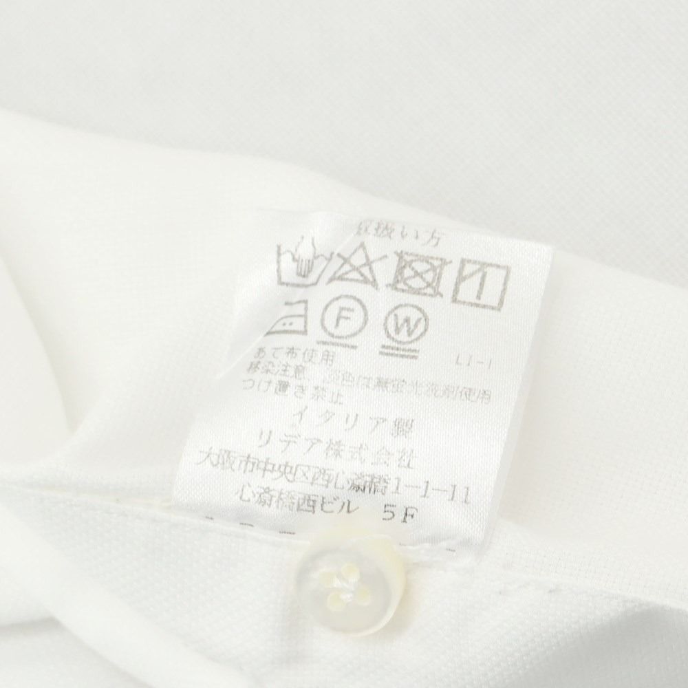 中古】バルバ BARBA コットン ホリゾンタルカラー ドレスシャツ