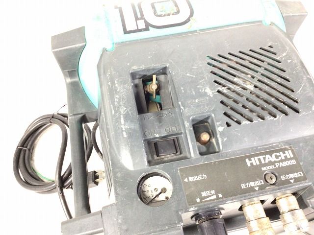 ☆中古品☆ HITACHI 日立工機 100V 60Hz 軽搬形ベビコン PA800S エアコンプレッサー 電動工具 96431