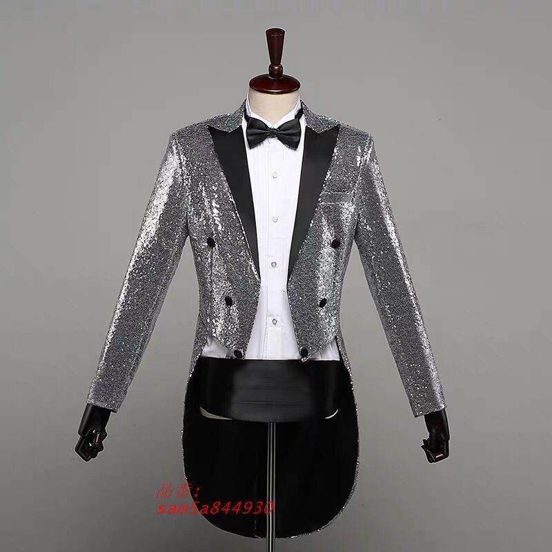 スーツジャケット メンズ タキシード スパン司会者 ダンス 秋服 演出活動 カジュアル コーディネータ演奏会 ホスト 舞台 パーティー am5a844930