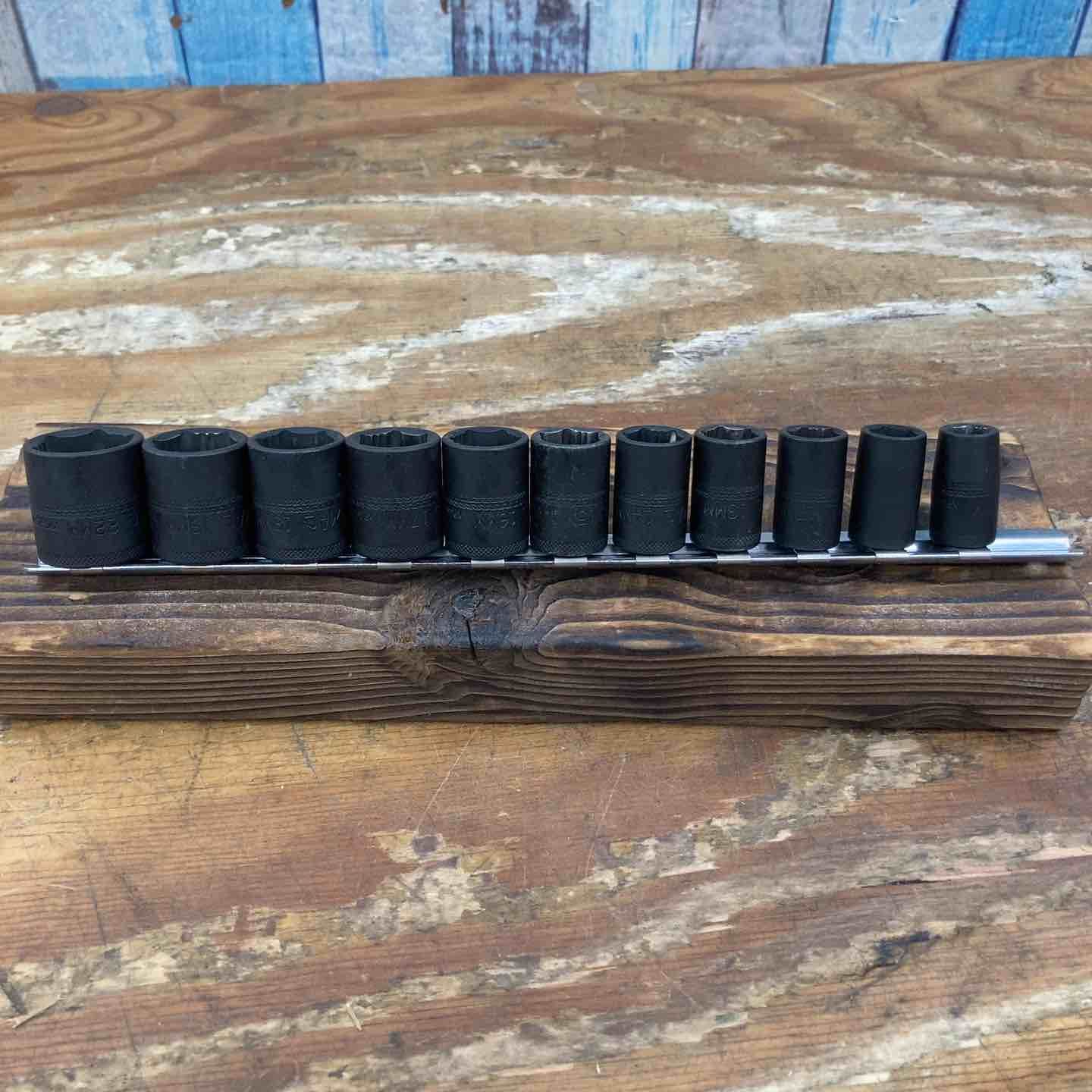 品 ▲マックツール MACTOOLS 3|8 インパクトソケットセット SXPGM116BR 22~10mm 21 20 計11点 柏店