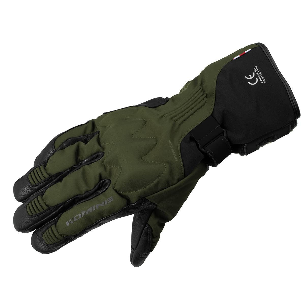 【在庫処分】XL Olive プロテクトウィンターグローブ GEL AIR GK-828 バイク用 [コミネ]