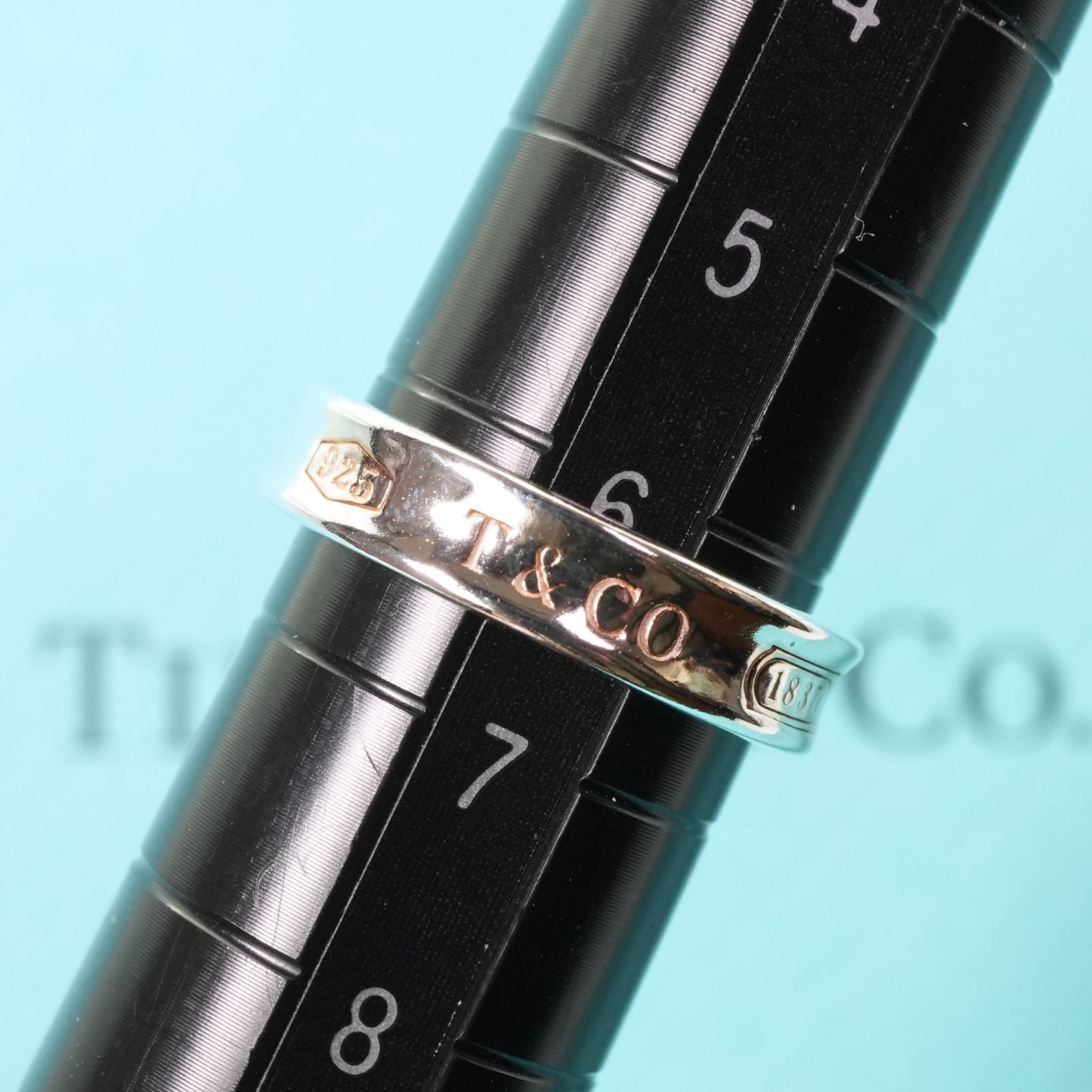 美品 ティファニー 1837 リング　6号 170912-3-0.jpg