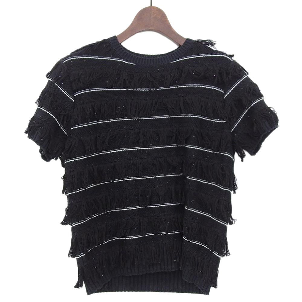 Drawer ドゥロワー DRAWER ドゥロワー コットン 7Gフリンジ スパングル  