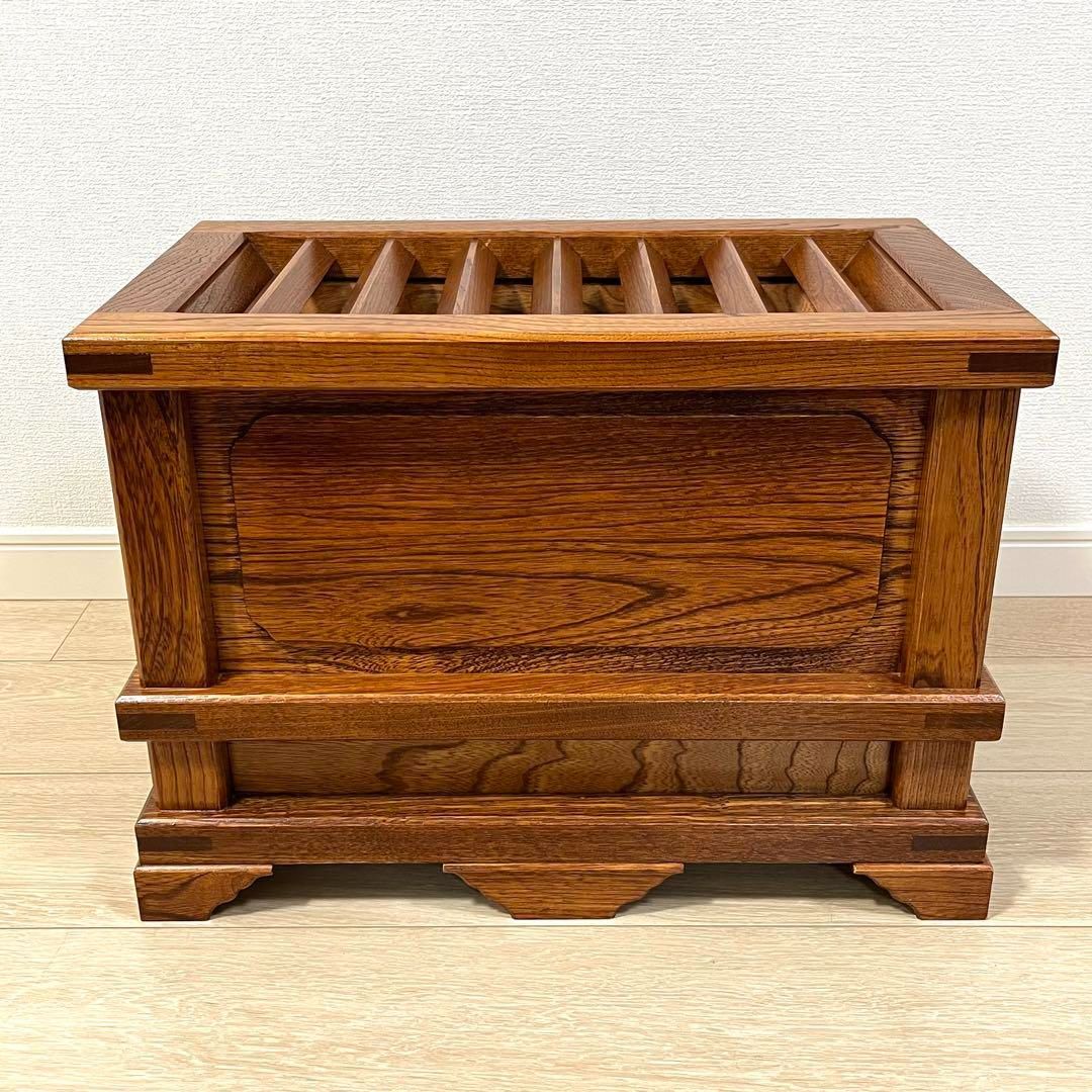 そ77 欅 鍵付き賽銭箱 神社仏閣 貯金箱 無垢木製品 けやき