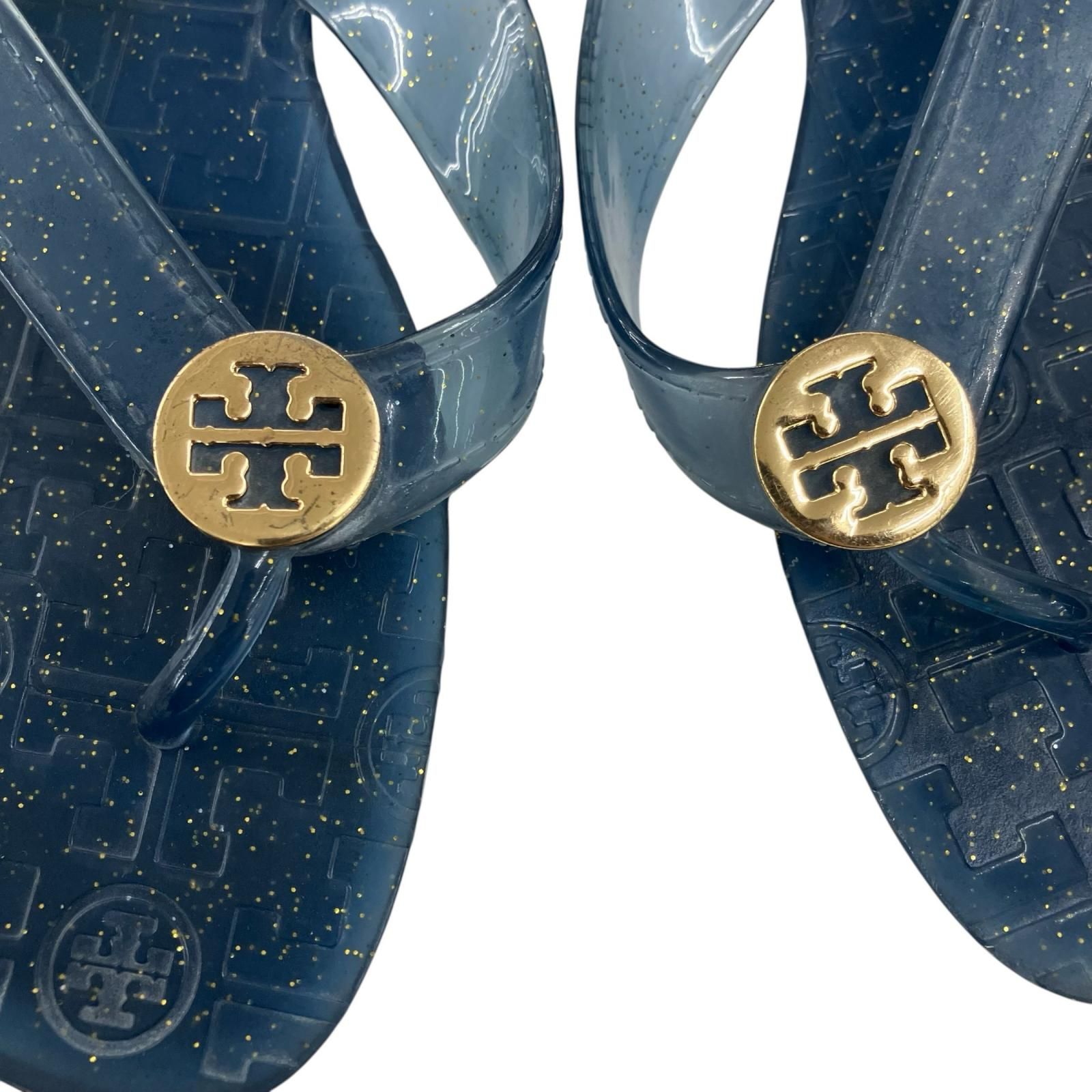 180059 Tory Burch トリーバーチ ビーチサンダル 25cm ダーク