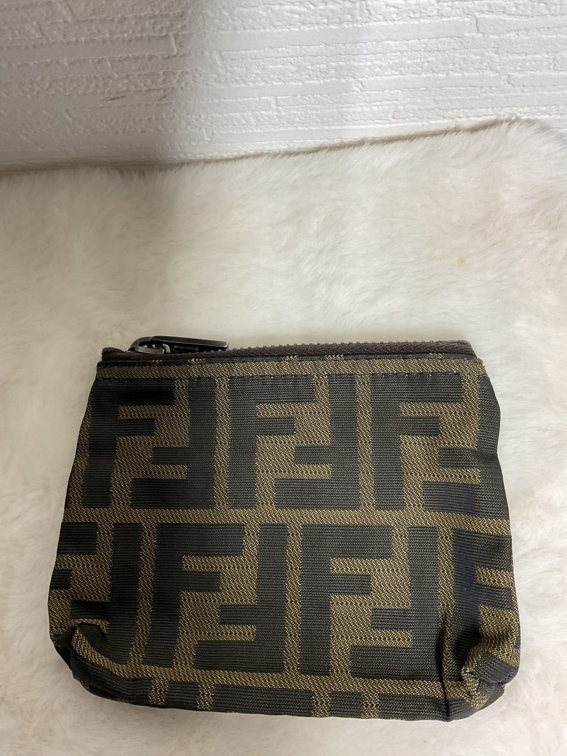 FENDI フェンディ ポーチ クラッチバッグ ズッカ柄 中古美品正規品 FENDI フェンディ ポーチ クラッチバッグ ズッカ柄