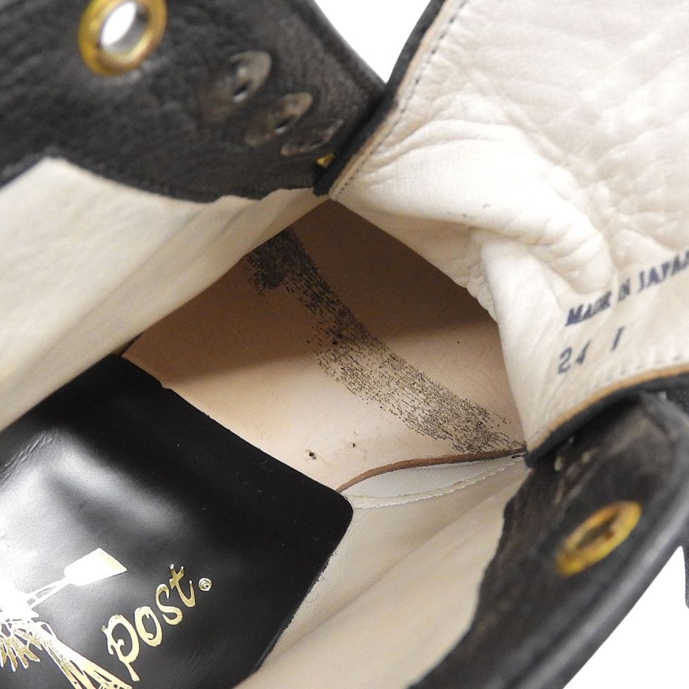  Trading Post トレーディングポスト ヤンガー2 レースアップ ブーツ シューズ メンズ ブラック 7 その他 靴