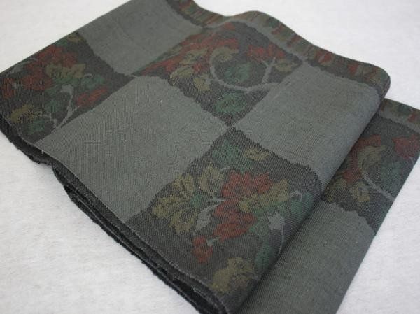 再入荷　手織り葛布八寸名古屋帯　末仕立て品 c163ad365a025c9abeb05442ca33e4
