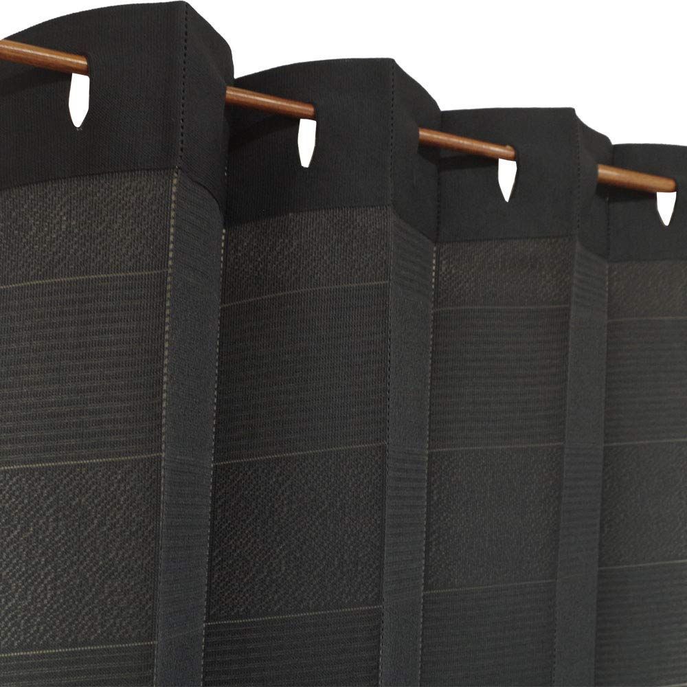 間仕切りカーテン ブラック 100×260cm アーリエ(Arie) 間仕切り 3通りの使い方 UVカット ロング しきるくん