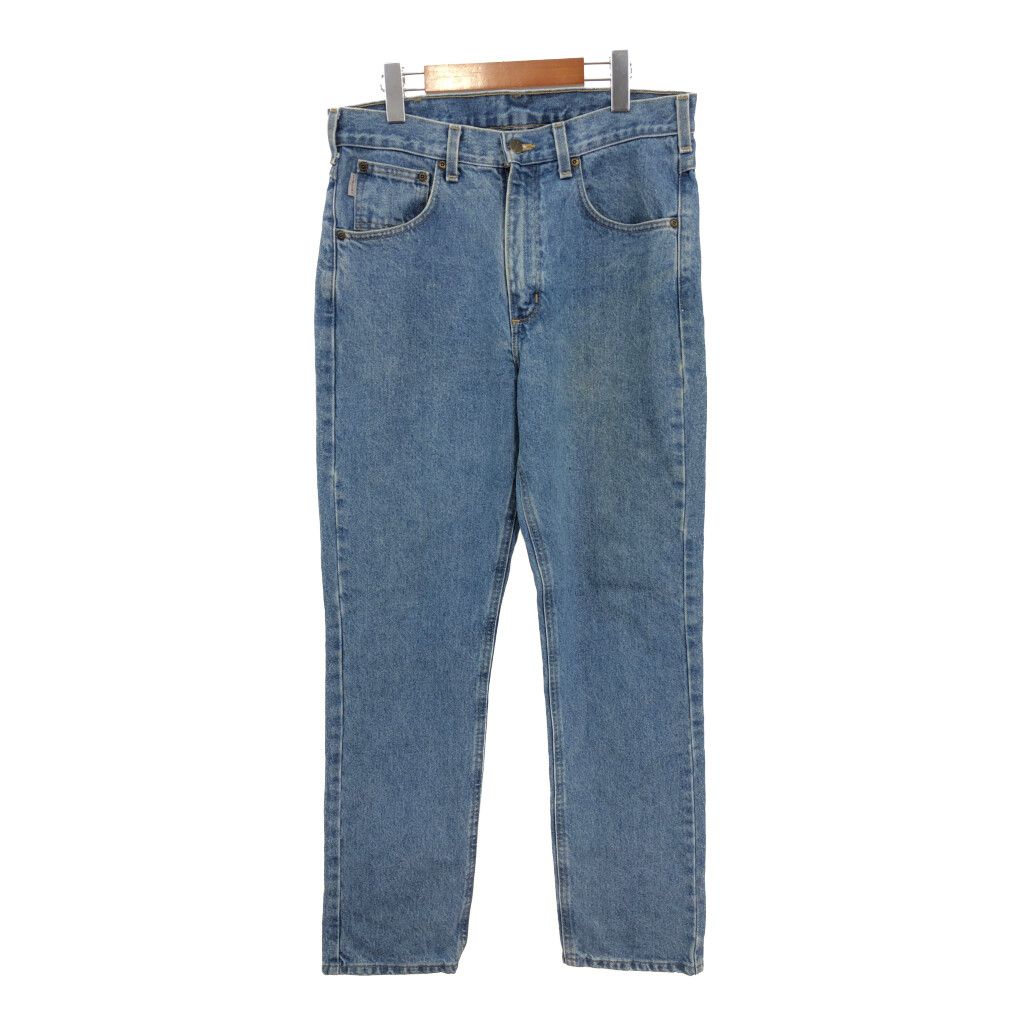 Carhartt カーハート デニムパンツ ブルー (メンズ W32 L32) 中古 古着 S1194